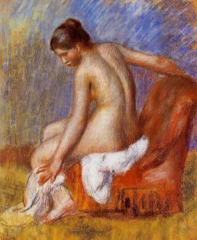 皮埃爾 奧古斯特 雷諾阿 Nude in an Armchair